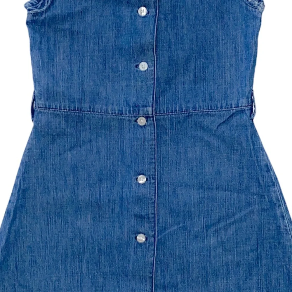 GAP Girls Denim Dress With‎ Daisies sz S (6-7)
